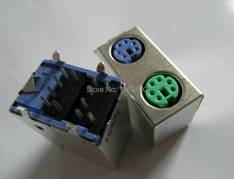 10pcs Double PS2 Motherboard socket Keyboard & Mouse Sockets interface ports 6 Pin female Connector PS-2
10pcs Double PS2 Motherboard socket Keyboard & Mouse Sockets interface ports 6 Pin female Connector PS-2