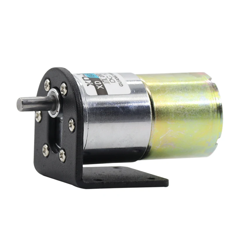12V / 24V 10W Motor + support miniature DC geared motor low speed high torque can adjustable speed / reversible electric tools
12V / 24V 10W Motor + support miniature DC geared motor low speed high torque can adjustable speed / reversible electric tools