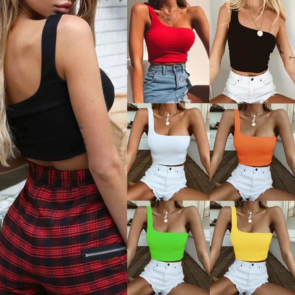 2019 new hot fashion Women Ladies Single Shoulder Sexy Sport Bra Slim Camis Tank Vest Purchasing fashion
2019 new hot fashion Women Ladies Single Shoulder Sexy Sport Bra Slim Camis Tank Vest Purchasing fashion