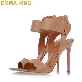 Fashion Khaki Stiletto Heel Sandals Open Toe Office Ladies High Heels Summer Woman Shoes Thin Heels Dress Prom Sandals 35-43 Hot
Fashion Khaki Stiletto Heel Sandals Open Toe Office Ladies High Heels Summer Woman Shoes Thin Heels Dress Prom Sandals 35-43 Hot