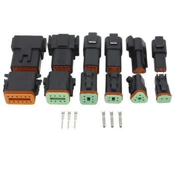 6 Sets Black DT DT06/DT04 (2+3+4+6+8+12)Pin Engine/Gearbox Waterproof Electrical Connector For Car,Bus,Motor,Truck22-16AWG
6 Sets Black DT DT06/DT04 (2+3+4+6+8+12)Pin Engine/Gearbox Waterproof Electrical Connector For Car,Bus,Motor,Truck22-16AWG