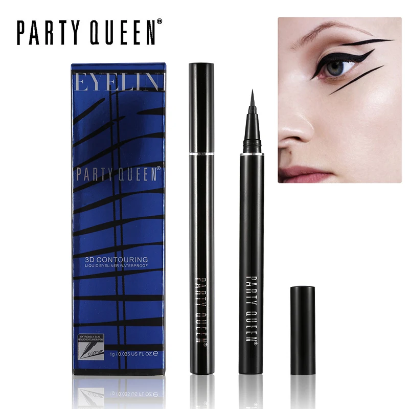 Party Queen 0.03mm Slim Tip Liquid Eyeliner Pen Smudge-proof Black Eyeliner Pencil Smooth Makeup Long Lasting Smokey Eyeliner
Party Queen 0.03mm Slim Tip Liquid Eyeliner Pen Smudge-proof Black Eyeliner Pencil Smooth Makeup Long Lasting Smokey Eyeliner