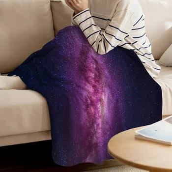 

Universe Space interstellar Bedspread Flannel Travel Winter Throws Cover Wrap Hypoallergenic Double-Sided Minky Fleece Personal
