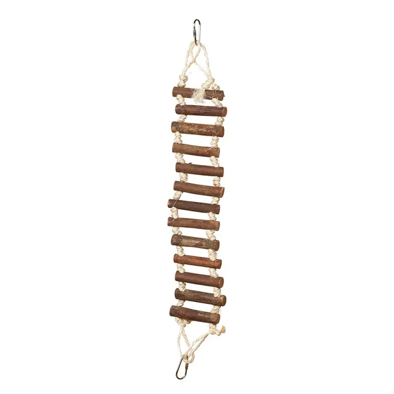Natural Parrot Ladder for Cage Hanging Decor Wooden Pet Bird Parrot Toy Ladder Toy with Rope Pet Toys Supplies
Natural Parrot Ladder for Cage Hanging Decor Wooden Pet Bird Parrot Toy Ladder Toy with Rope Pet Toys Supplies