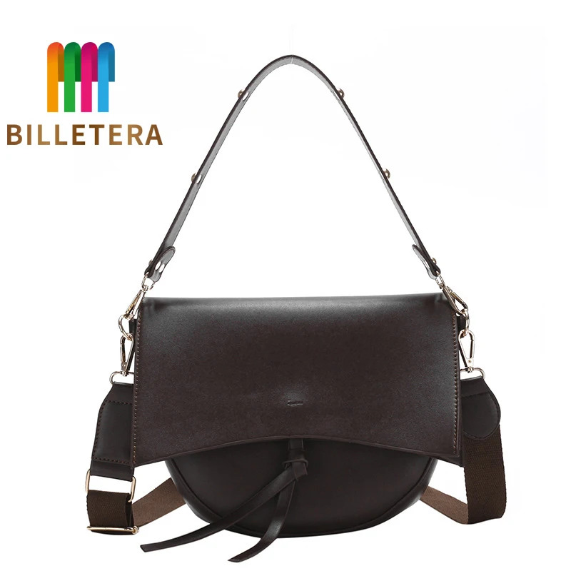 BILLETERA New Arrival Vintage Women Messenger Bag Saddle Shoulder Messenger Cross Body Bag
BILLETERA New Arrival Vintage Women Messenger Bag Saddle Shoulder Messenger Cross Body Bag
