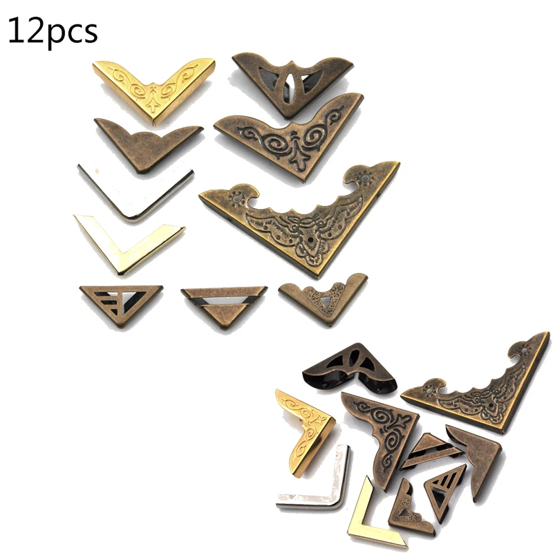 12PCS Metal Album Corner For Antique Brass Jewelry Book Corner Protector Protector Cover Corner Protector Book Scrapbook
12PCS Metal Album Corner For Antique Brass Jewelry Book Corner Protector Protector Cover Corner Protector Book Scrapbook