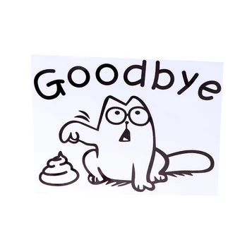Funny Black Cat Toilet Seat Wall Sticker Bathroom Car Tank Window Home Decor Cartoon Animal Say Goodbye Decals Vinyl Mural Art
Funny Black Cat Toilet Seat Wall Sticker Bathroom Car Tank Window Home Decor Cartoon Animal Say Goodbye Decals Vinyl Mural Art