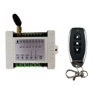 AC220V 10A Motor Wireless Remote Control Switch Up Down Stop Forwards Reverse Switch Radio Receiver With Antenna Transmitter
AC220V 10A Motor Wireless Remote Control Switch Up Down Stop Forwards Reverse Switch Radio Receiver With Antenna Transmitter