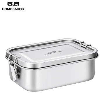 New Lunch Box 304 Top Grade Stainless Steel Silicone Seal Ring Leakproof Bento Box 800ml Children's School Snacks Containers
New Lunch Box 304 Top Grade Stainless Steel Silicone Seal Ring Leakproof Bento Box 800ml Children's School Snacks Containers