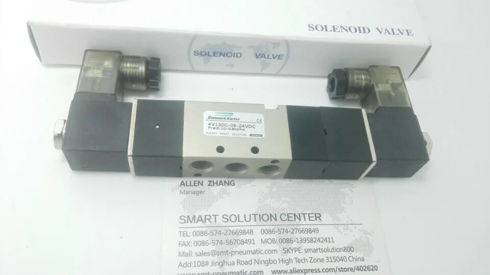 5pcs Free Shipping 1/8'' Double Head 3 Position Close Type 4V130C-06 Solenoid Valve DC 24V AC220, DC12, pneumatic valve with led
5pcs Free Shipping 1/8'' Double Head 3 Position Close Type 4V130C-06 Solenoid Valve DC 24V AC220, DC12, pneumatic valve with led