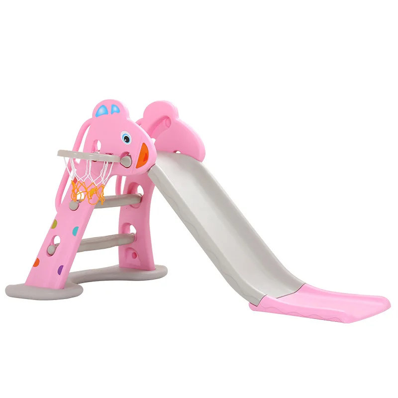 Kids Home Playground Baby Plastic Slides Toys With Basket Indoor Eco-friendly Slides
Kids Home Playground Baby Plastic Slides Toys With Basket Indoor Eco-friendly Slides