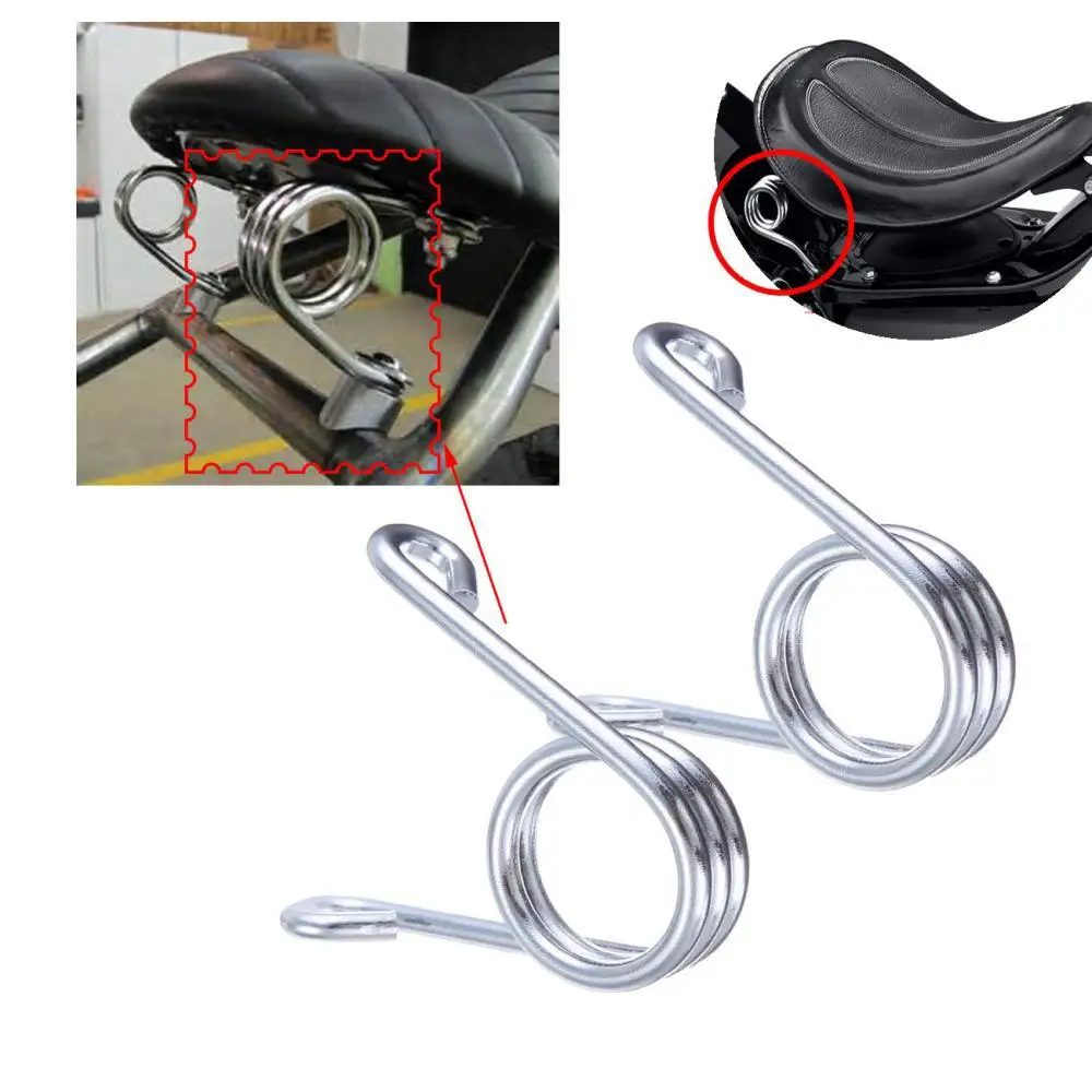 2pcs Motorcycle Accessories Custom Torsion Solo Seat Spring For Harley Chopper Bobber Sportster 883 1200 XL Silver Gold
2pcs Motorcycle Accessories Custom Torsion Solo Seat Spring For Harley Chopper Bobber Sportster 883 1200 XL Silver Gold