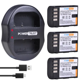 3Pcs 1860mAh DMW-BLF19 DMW-BLF19E BLF19E BLF19 Battery and Charger for Panasonic Lumix GH3 GH4 GH5 G9 GH4K GH3K Camera Batteries
3Pcs 1860mAh DMW-BLF19 DMW-BLF19E BLF19E BLF19 Battery and Charger for Panasonic Lumix GH3 GH4 GH5 G9 GH4K GH3K Camera Batteries