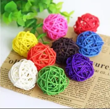 10pcs/lot Rattan Ball Pet Bird Toys Parakeet Parrot Bites Toy Random Color Bird Cage Accessories D121
10pcs/lot Rattan Ball Pet Bird Toys Parakeet Parrot Bites Toy Random Color Bird Cage Accessories D121