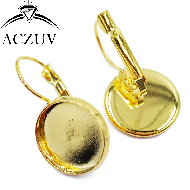 500pcs Gold Plated 10mm 12mm 14mm 16mm 18m 20mm 25mm French Leverback Earring Blanks Cabochon Base Bezel Settings LBRE006
500pcs Gold Plated 10mm 12mm 14mm 16mm 18m 20mm 25mm French Leverback Earring Blanks Cabochon Base Bezel Settings LBRE006