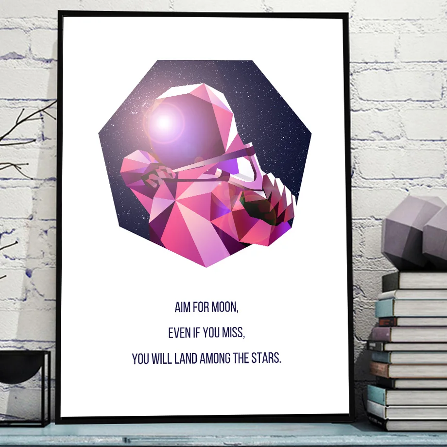 Cartoon Geometry Astronaut Quotes Wall Art Canvas Painting Nordic Posters And Prints Pop Art Wall Pictures For Living Room Decor
Cartoon Geometry Astronaut Quotes Wall Art Canvas Painting Nordic Posters And Prints Pop Art Wall Pictures For Living Room Decor