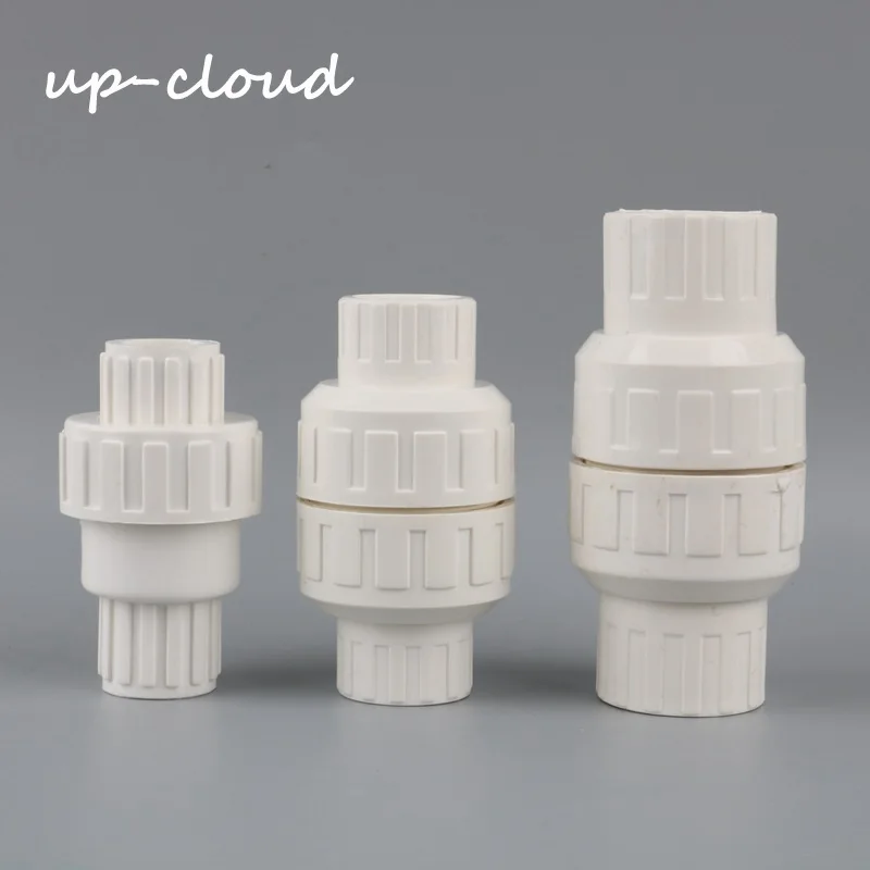 1pc 20mm 25mm 32mm check valve PVC pipe fittings plumbing system parts water tube connector water pipe non-return value
1pc 20mm 25mm 32mm check valve PVC pipe fittings plumbing system parts water tube connector water pipe non-return value