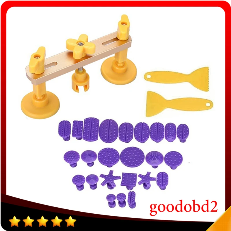 Car Dent Repair Tool PDR Bridge Puller Kit With 24pcs PDR Glue pulling Tabs +car scrape Automotive Body Paintless Dent Removal
Car Dent Repair Tool PDR Bridge Puller Kit With 24pcs PDR Glue pulling Tabs +car scrape Automotive Body Paintless Dent Removal