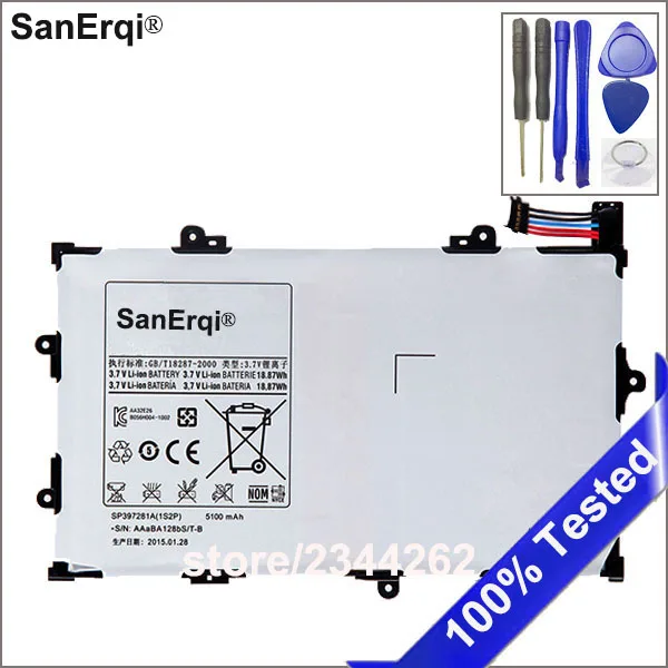 SanErqi 5100mAh High Quality pc Battery For Samsung GALAXY Tab 7.7 P6800 P6810 GT-P6800 GT-P6810 SP397281A(1S2P) With Free Tools
SanErqi 5100mAh High Quality pc Battery For Samsung GALAXY Tab 7.7 P6800 P6810 GT-P6800 GT-P6810 SP397281A(1S2P) With Free Tools