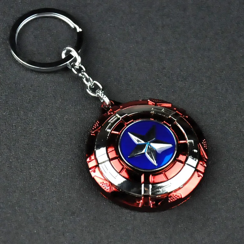 Marvel Series US Team 3 New Revolving US Captain Shield Keychain Pendant Car Metal Keychain
Marvel Series US Team 3 New Revolving US Captain Shield Keychain Pendant Car Metal Keychain