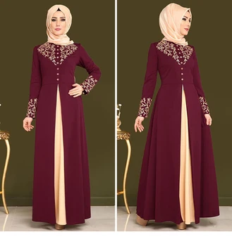 Gold Stamping Printing Muslim Dress Women Dubai Abaya Black Robe Long Sleeve Cardigan Kaftan Elegant Design Maxi Dresses Clothes
Gold Stamping Printing Muslim Dress Women Dubai Abaya Black Robe Long Sleeve Cardigan Kaftan Elegant Design Maxi Dresses Clothes