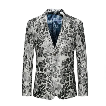 Slim design men flower coat size S - 6XL mens blazer jacket Fashion casual blazers men
Slim design men flower coat size S - 6XL mens blazer jacket Fashion casual blazers men