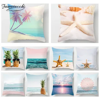 Fuwatacchi Ocean Beach Decorative Pillow Case Tree Starfish Print Throw Pillow Cover Chair Sofa Home Decorative Cushion Cover
Fuwatacchi Ocean Beach Decorative Pillow Case Tree Starfish Print Throw Pillow Cover Chair Sofa Home Decorative Cushion Cover