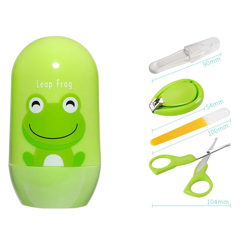 Baby care kit 4 pieces baby nail care kit baby finger clipper scissors nail clippers cartoon animal storage box travel
Baby care kit 4 pieces baby nail care kit baby finger clipper scissors nail clippers cartoon animal storage box travel