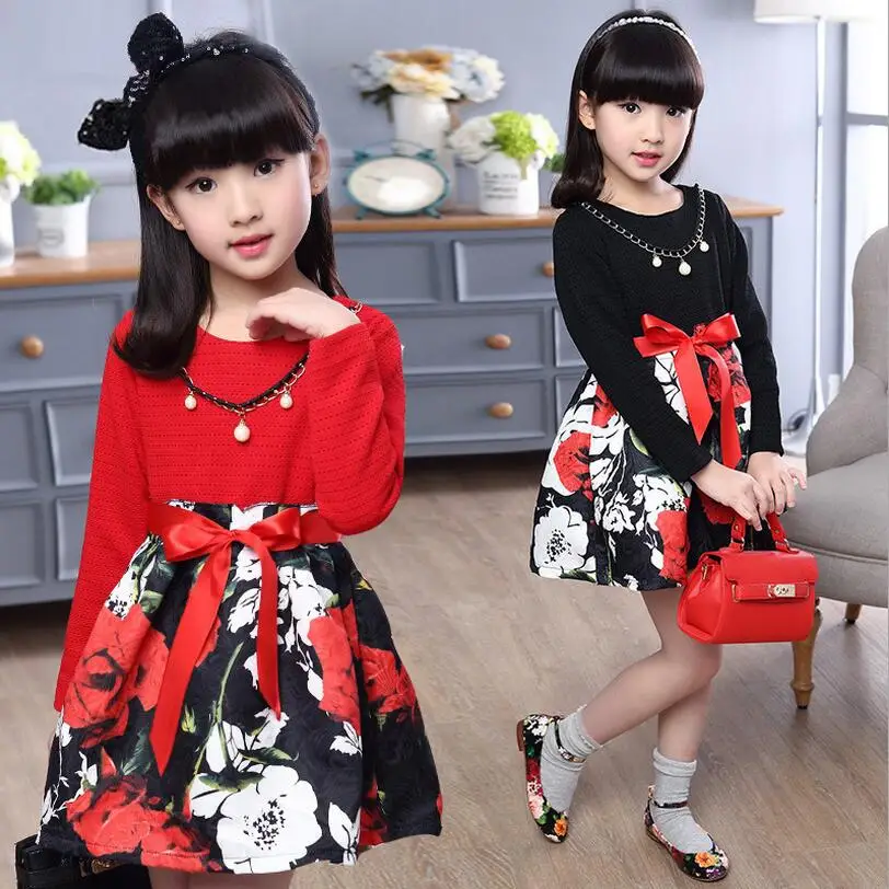 Spring Autumn Girls Dress A-line Long Sleeve Kinderkleding Meisjes Whims O-neck Clothes Floar Princess Dresses for Children
Spring Autumn Girls Dress A-line Long Sleeve Kinderkleding Meisjes Whims O-neck Clothes Floar Princess Dresses for Children