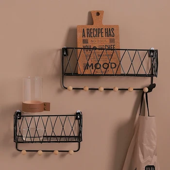 Iron Wall Shelf Storage Rack Organization For Kitchen Bedroom Home Decoration DIY Wall Decoration Holder
Iron Wall Shelf Storage Rack Organization For Kitchen Bedroom Home Decoration DIY Wall Decoration Holder