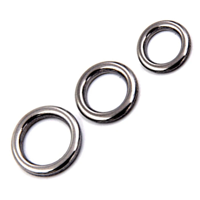 100pcs Fishing Solid Ring 304 Stainless Steel Fishing Ring Lure Accessories Heavy-duty Metal Jigging Ring
100pcs Fishing Solid Ring 304 Stainless Steel Fishing Ring Lure Accessories Heavy-duty Metal Jigging Ring