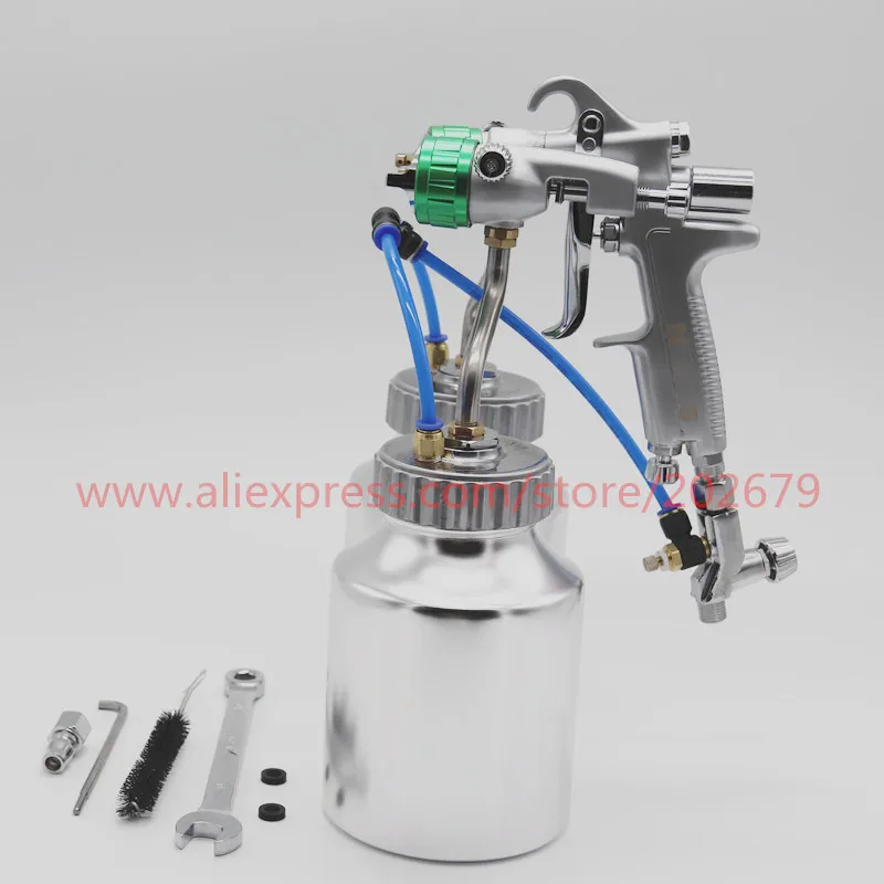 free shipping HVLP newest type Double Nozzle Spray Gun,Pressure Feed Spray Gun, Nano Chrome Paint Sprayer , Dual Head Pneumatic
free shipping HVLP newest type Double Nozzle Spray Gun,Pressure Feed Spray Gun, Nano Chrome Paint Sprayer , Dual Head Pneumatic