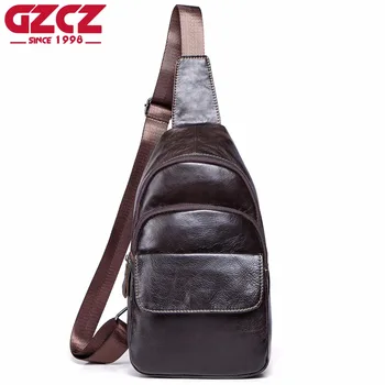 GZCZ Men Handbags Genuine Leather Vintage Male Messenger Bags Cell Phone Pocket Interior Slot Pocket Men'S Portomonee
GZCZ Men Handbags Genuine Leather Vintage Male Messenger Bags Cell Phone Pocket Interior Slot Pocket Men'S Portomonee