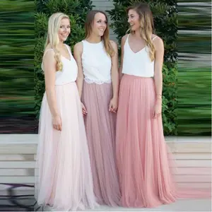 Tulle Skirt Maxi Lace Bridesmaid Plus-Size U-SWEAR Women 3-Layers Elastic-Waist Ball Tulle Skirt Maxi Lace Bridesmaid Plus-Size U-SWEAR Women 3-Layers Elastic-Waist Ball