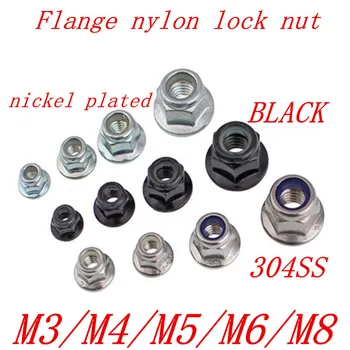 5-50pcs M3 M4 M5 M6 M8 M10 Black Carbon 304 A2-70 Stainless Steel Hex Flange Nylon Insert Lock Nut Self-locking Nylock Locknut
5-50pcs M3 M4 M5 M6 M8 M10 Black Carbon 304 A2-70 Stainless Steel Hex Flange Nylon Insert Lock Nut Self-locking Nylock Locknut