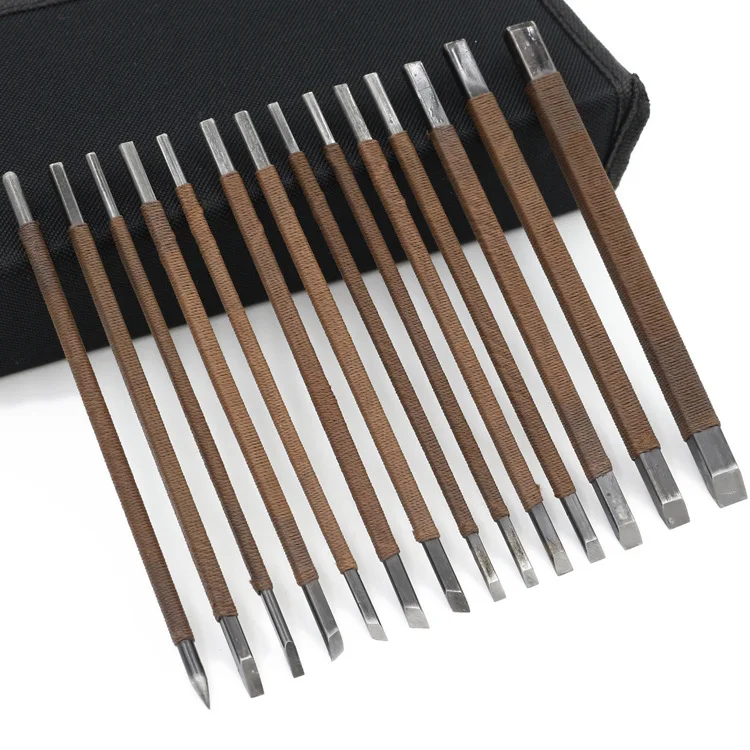 14 Pcs/set Stone Carving Knife Tool Set Multi-function Manganese Steel knives , stone carving chisels knives set
14 Pcs/set Stone Carving Knife Tool Set Multi-function Manganese Steel knives , stone carving chisels knives set