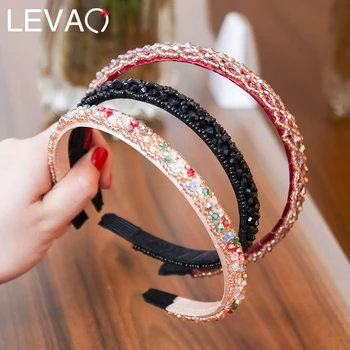 Levao Fashion Headwear Crystal Beaded Hair Band for Girl Women Hair Hoop Hair Accessories Headwear Pearl Flower Headband
Levao Fashion Headwear Crystal Beaded Hair Band for Girl Women Hair Hoop Hair Accessories Headwear Pearl Flower Headband