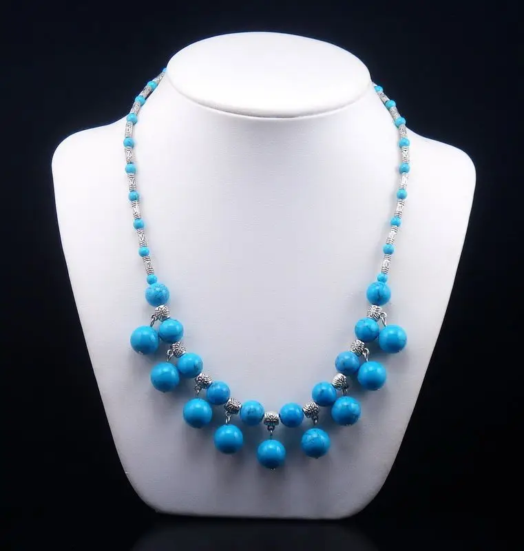 free shupping J0035 Tibetan Turquoise Beads Double Strands Lady's Traditional Necklace
free shupping J0035 Tibetan Turquoise Beads Double Strands Lady's Traditional Necklace