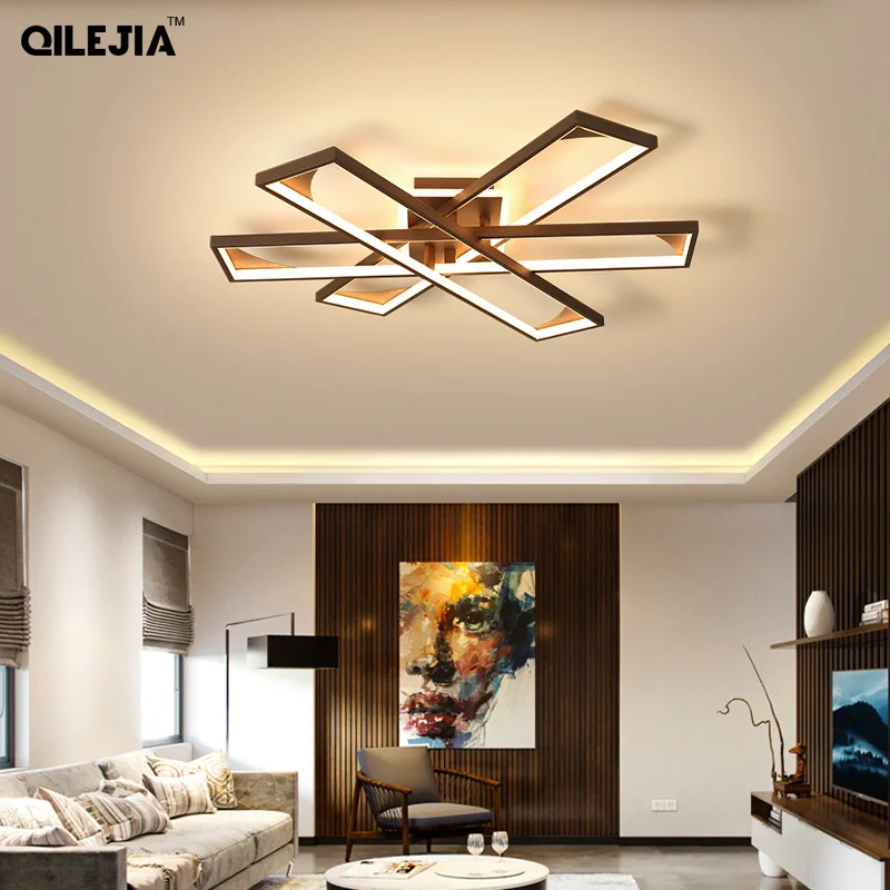 Ceiling Lights For Living Room Bedroom Dimmable White Coffee Painted New Indoor Modern Lamp Fixtures Lustre Lampadario AC85-260V
Ceiling Lights For Living Room Bedroom Dimmable White Coffee Painted New Indoor Modern Lamp Fixtures Lustre Lampadario AC85-260V