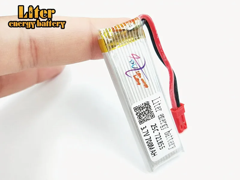 10 шт./лот 3,7 V 700 mah пульт дистанционного управления Самолет 3,7 V литиевая батарея JST вилка 721855 25c
10 шт./лот 3,7 V 700 mah пульт дистанционного управления Самолет 3,7 V литиевая батарея JST вилка 721855 25c
