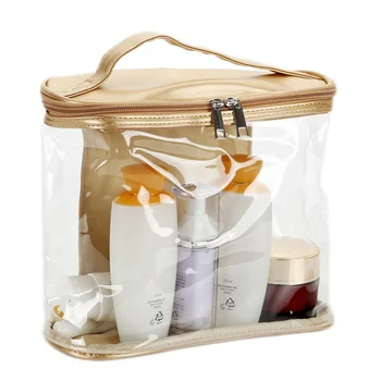Travel Cosmetic Bag Transparent Bags PVC Waterproof Women Men Toiletry Kit Zipper Cosmetic Bag Makeup Storage Pouch Bag
Travel Cosmetic Bag Transparent Bags PVC Waterproof Women Men Toiletry Kit Zipper Cosmetic Bag Makeup Storage Pouch Bag