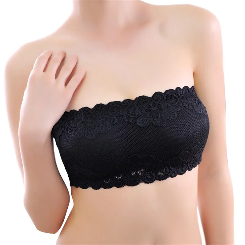 Sexy Lady Prevent Exposed Lace Bra Strapless Wrapped Chest Lace Tank Tops
Sexy Lady Prevent Exposed Lace Bra Strapless Wrapped Chest Lace Tank Tops