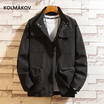 2020 mens spring Multiple pockets coat Men's fashion casual jacket Men's high quality cotton trench coat jackets men coats
2020 mens spring Multiple pockets coat Men's fashion casual jacket Men's high quality cotton trench coat jackets men coats