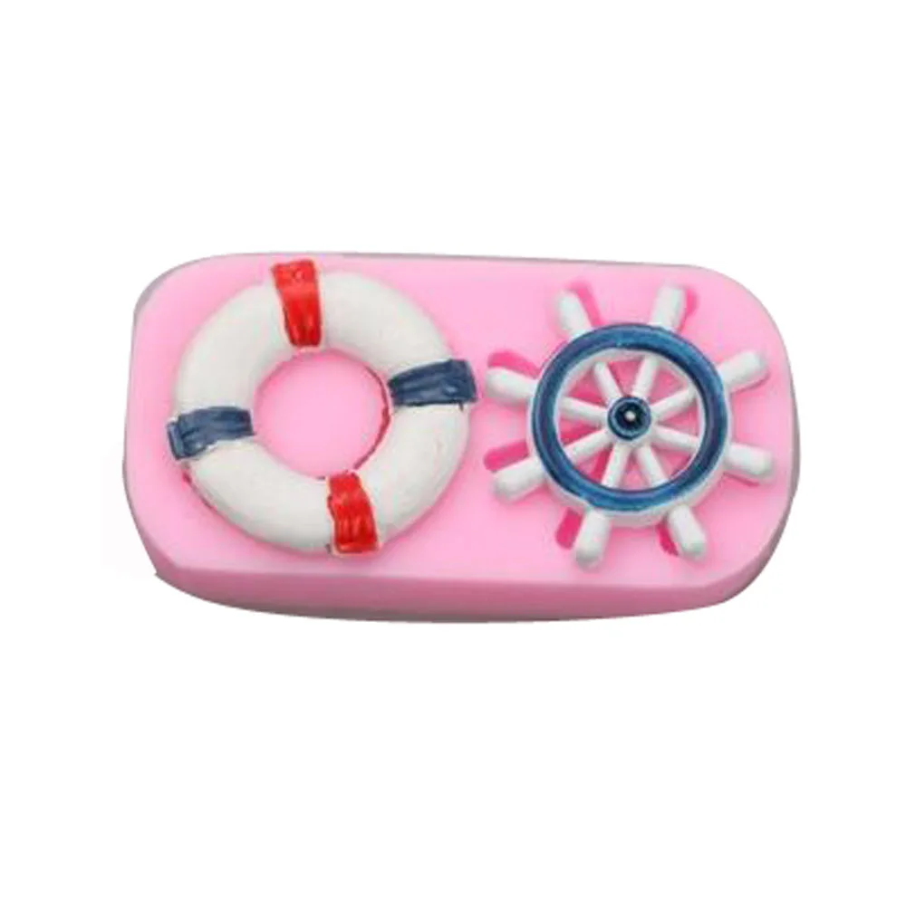 Swim ring, anchor, steering wheel silicone DIY handmade soap candle cake decorating mold
Swim ring, anchor, steering wheel silicone DIY handmade soap candle cake decorating mold