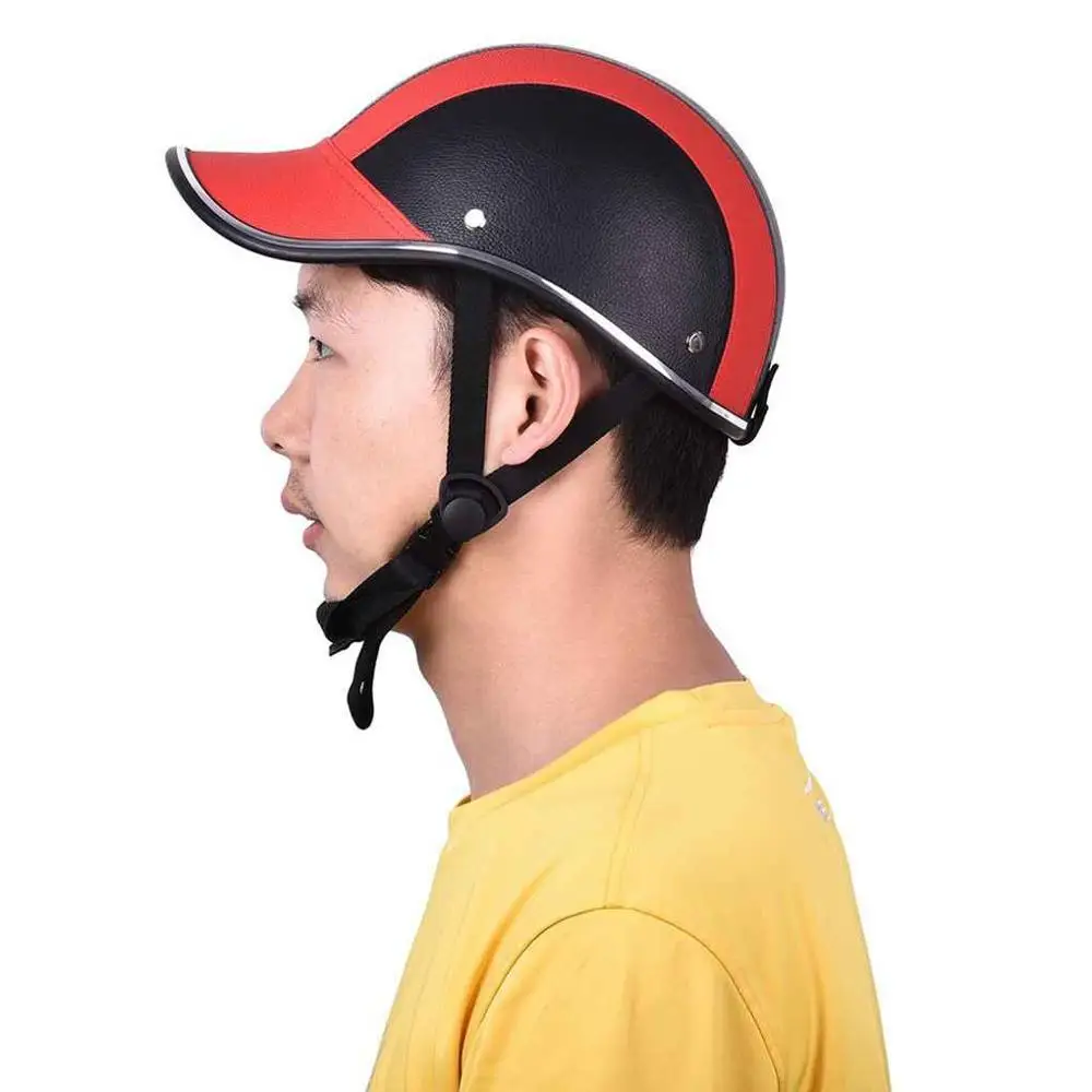 Unisex ABS Deodor Breathable Safety Half Face Motorcycle with Brim Bike Motorbike Helmet Head Protection Motor Hat
Unisex ABS Deodor Breathable Safety Half Face Motorcycle with Brim Bike Motorbike Helmet Head Protection Motor Hat