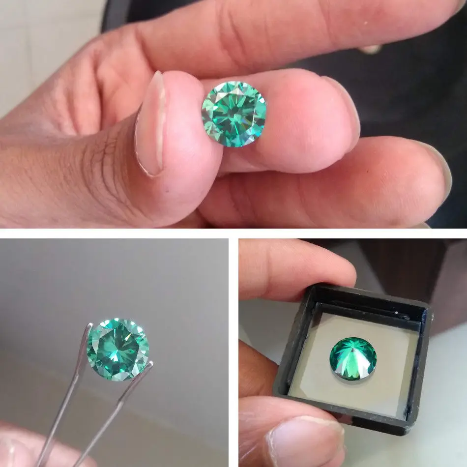 VVS1 Excellent Cut Grade Test Positive 4mm 0.24ct Round Cut Green Moissanite EF Color Loose Stones
VVS1 Excellent Cut Grade Test Positive 4mm 0.24ct Round Cut Green Moissanite EF Color Loose Stones