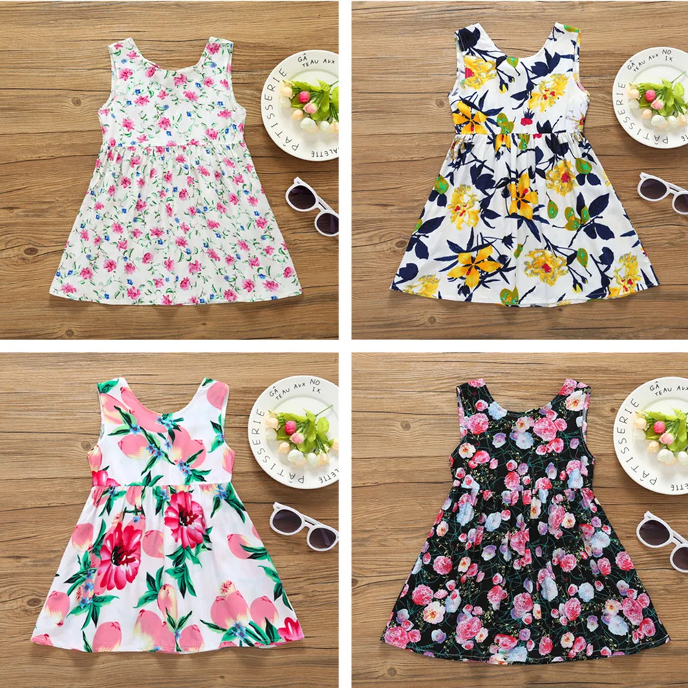 1-7 Years Kids Baby Girls Dresses Summer Children Clothes Toddler Cotton Flower Printed Princess Dress Casual One-piece Outfit
1-7 Years Kids Baby Girls Dresses Summer Children Clothes Toddler Cotton Flower Printed Princess Dress Casual One-piece Outfit
