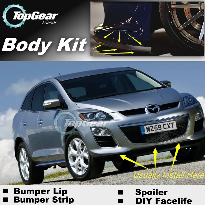 For Mazda CX7 CX-7 CX 7 2012~2015 Bumper Lip / Front Spoiler Deflector For TOPGEAR Friends Car Tuning / Body Kit / Strip Skirt
For Mazda CX7 CX-7 CX 7 2012~2015 Bumper Lip / Front Spoiler Deflector For TOPGEAR Friends Car Tuning / Body Kit / Strip Skirt