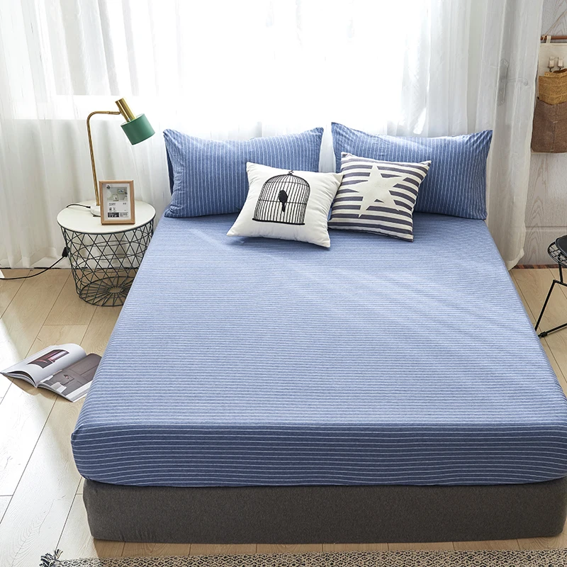 Quality Cotton Fitted Sheet Four Corners with Elastic Band Bed Sheet Pillowcase Mattress Cover Queen King Full Twin Bed Linen
Quality Cotton Fitted Sheet Four Corners with Elastic Band Bed Sheet Pillowcase Mattress Cover Queen King Full Twin Bed Linen