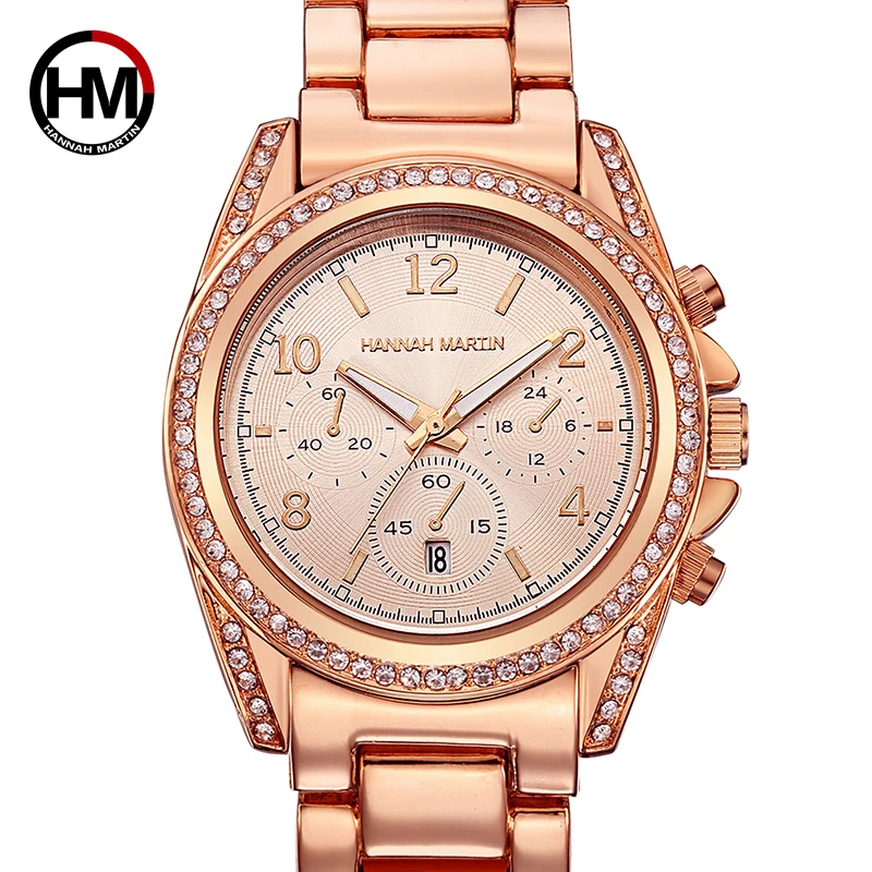 Ladies Luxury Diamond Clock Women Rhinestone Wrist Watch Waterproof Rose Gold Fashion Casual Quartz Watch for Women montre femme
Ladies Luxury Diamond Clock Women Rhinestone Wrist Watch Waterproof Rose Gold Fashion Casual Quartz Watch for Women montre femme